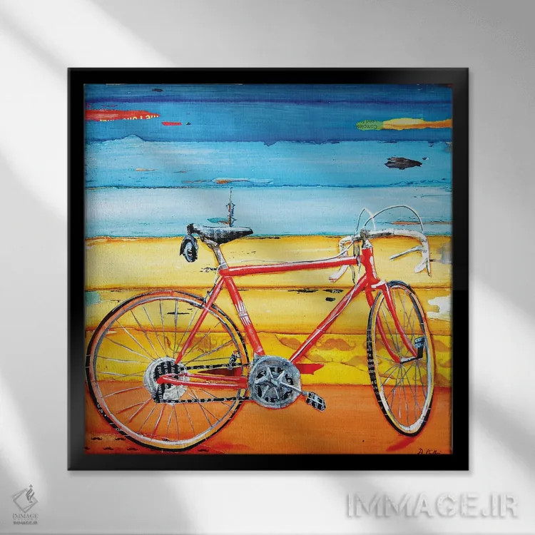 تابلو یک میلیون مایل اثر دنی فیلیپس - نمای قابدار مشکی