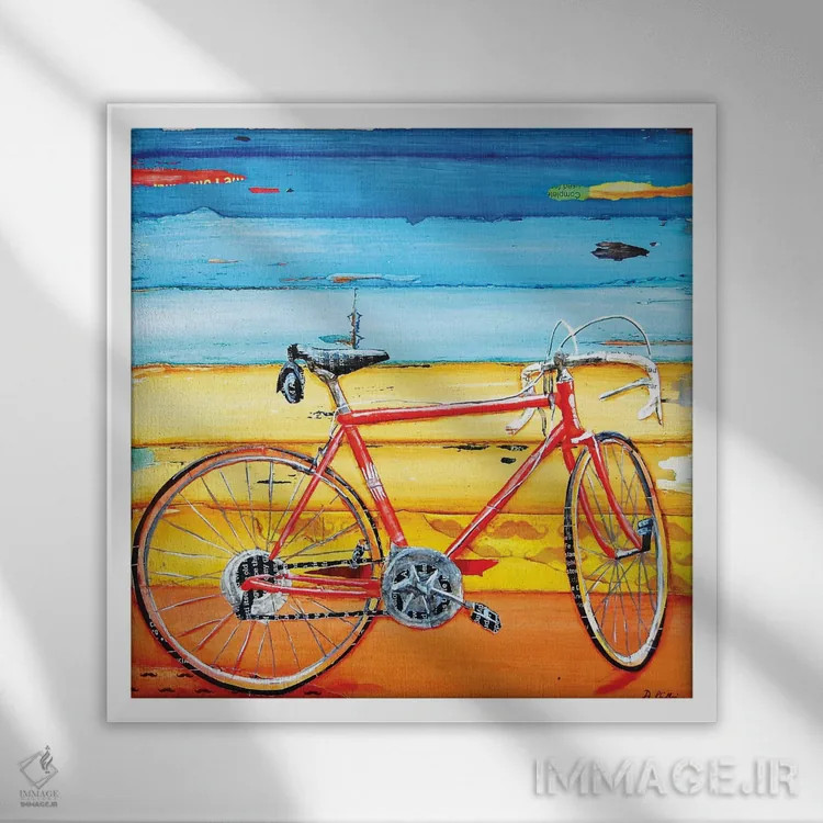 تابلو یک میلیون مایل اثر دنی فیلیپس - نمای قابدار سفید