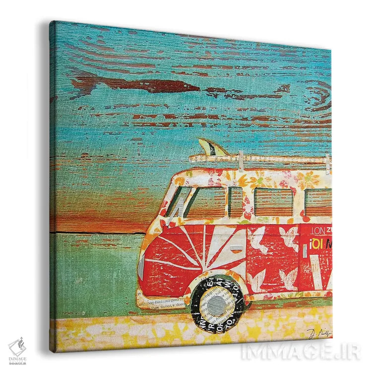 تابلو سانتا کروز (شهر یا سفر کروز) اثر دنی فیلیپس - نمای پرسپکتیو محصول