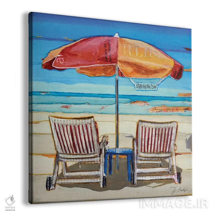 تابلو مد در کنار دریا اثر دنی فیلیپس - نمای پرسپکتیو محصول