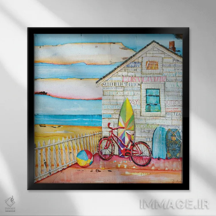 تابلو مگه عالی نیست اثر دنی فیلیپس - نمای قابدار مشکی