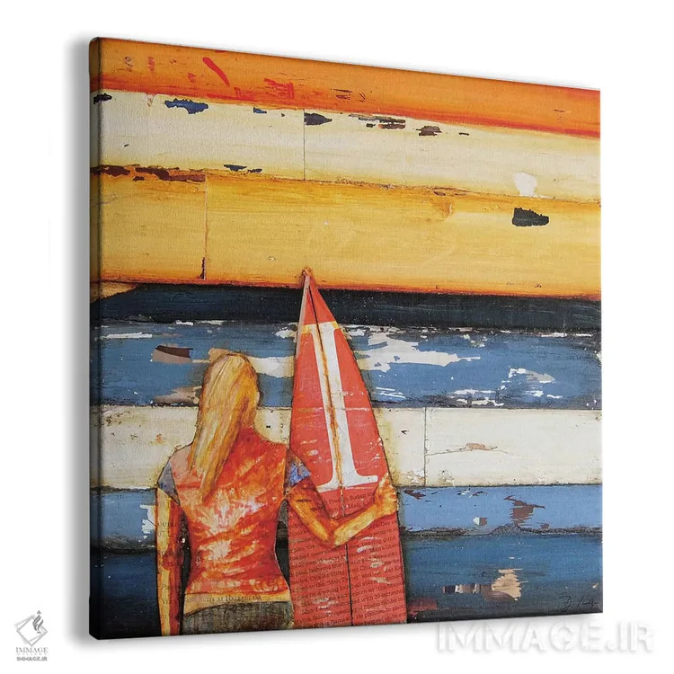 تابلو روزهای تابستان دههٔ ۱۹۸۰ اثر دنی فیلیپس - نمای پرسپکتیو محصول