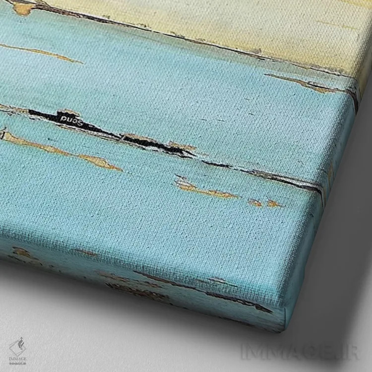 تابلو ایمان ساده اثر دنی فیلیپس - نمای نزدیک بافت بوم