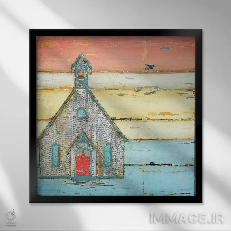 تابلو ایمان ساده اثر دنی فیلیپس - نمای قابدار مشکی