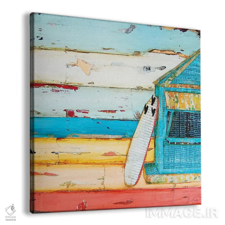 تابلو جوان، آفتاب و شادی اثر دنی فیلیپس - نمای پرسپکتیو محصول