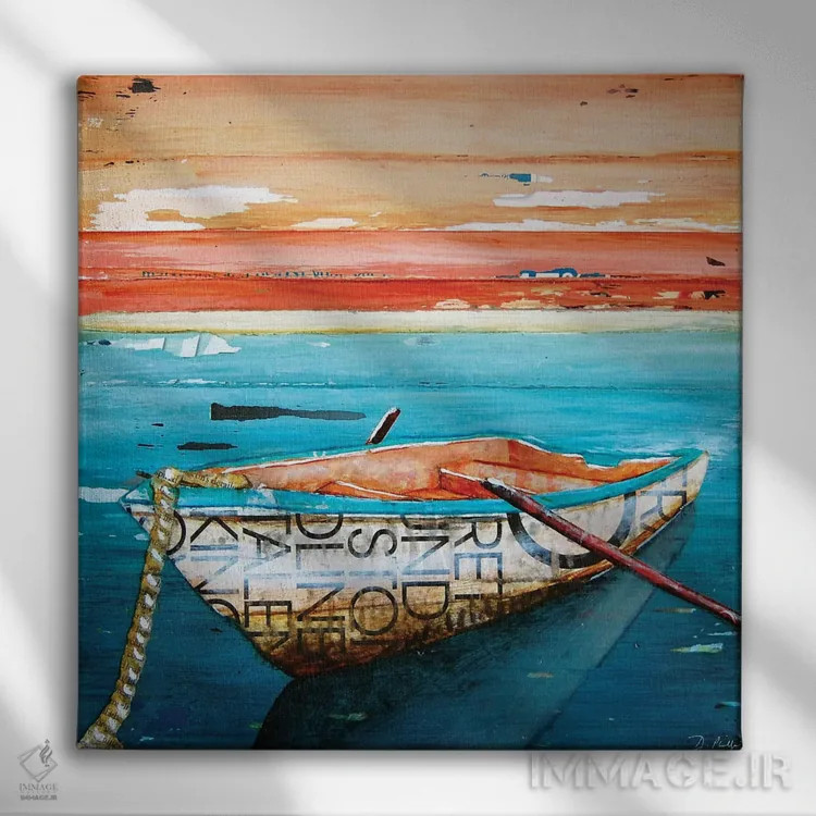 تابلو آرامش اثر دنی فیلیپس - نمای روبهرو روی دیوار