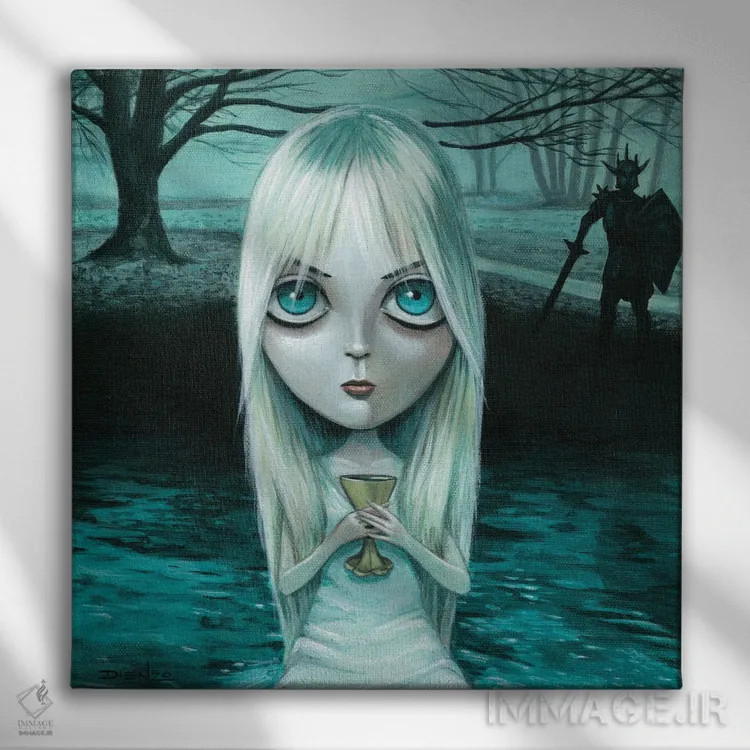 تابلو لارلسی (نام خاص) اثر دیینزو - نمای روبهرو روی دیوار