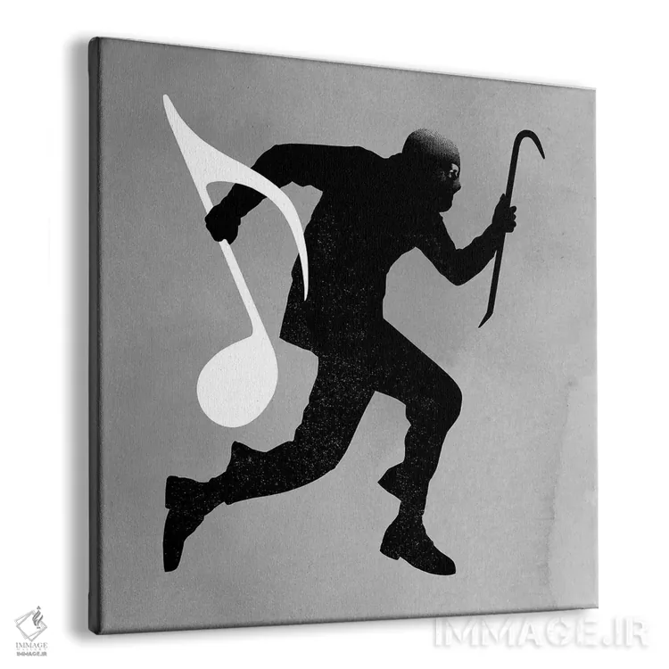 تابلو پاره شده اثر راب دابی - نمای پرسپکتیو محصول