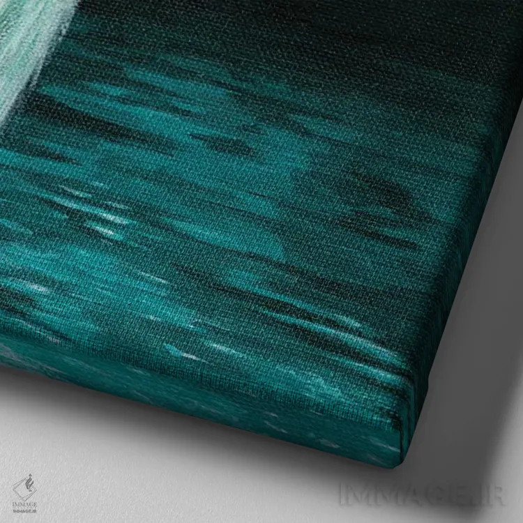 تابلو لارلسی (نام خاص) اثر دیینزو - نمای نزدیک بافت بوم