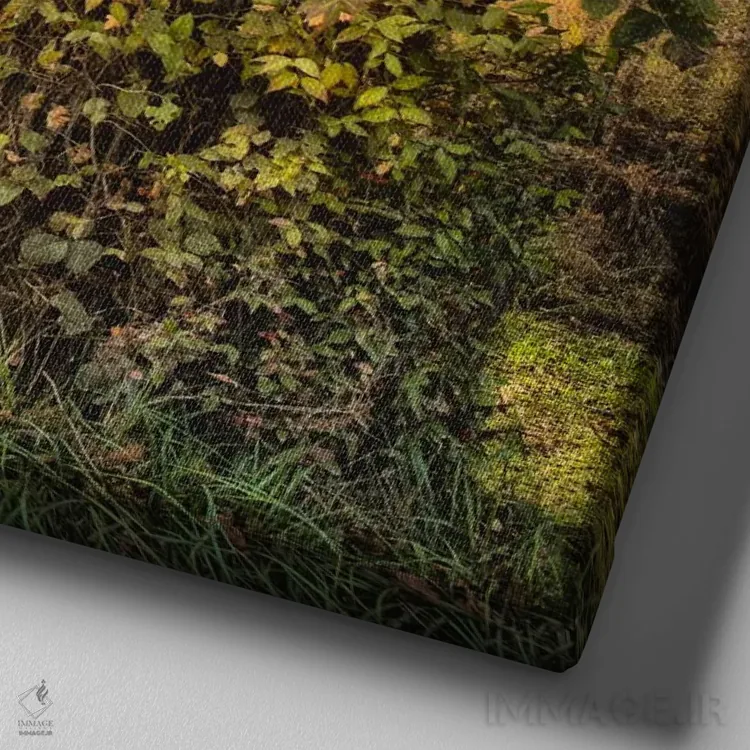 تابلو به پایان روز رساندن اثر دنی هد - نمای نزدیک بافت بوم