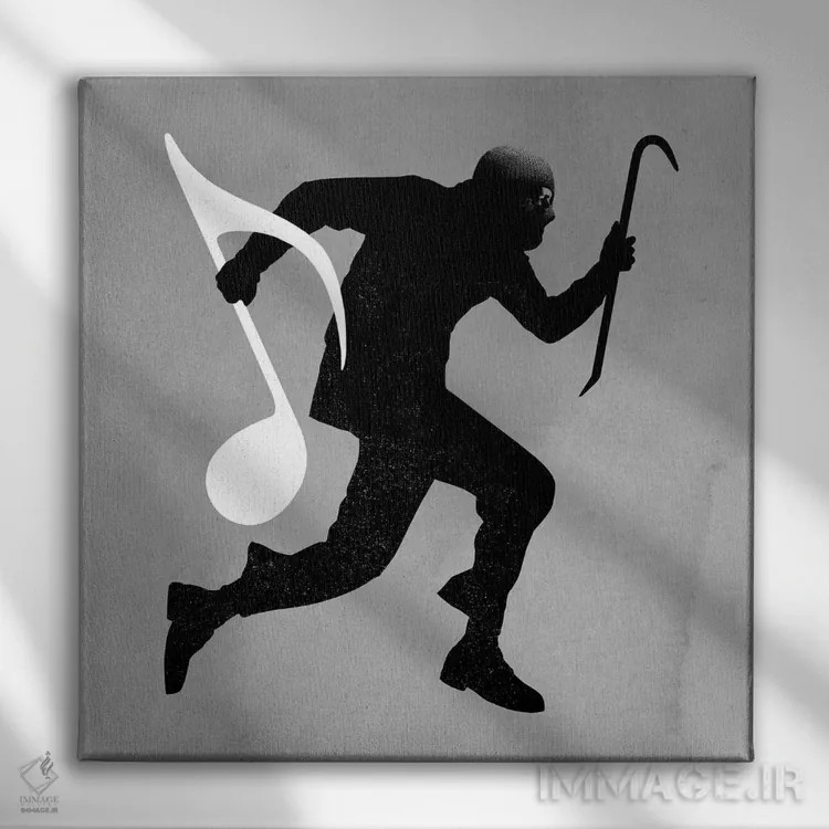 تابلو پاره شده اثر راب دابی - نمای روبهرو روی دیوار