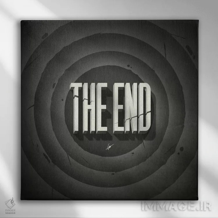 تابلو پایان اثر دکتر لوکاس برژاک - نمای روبهرو روی دیوار