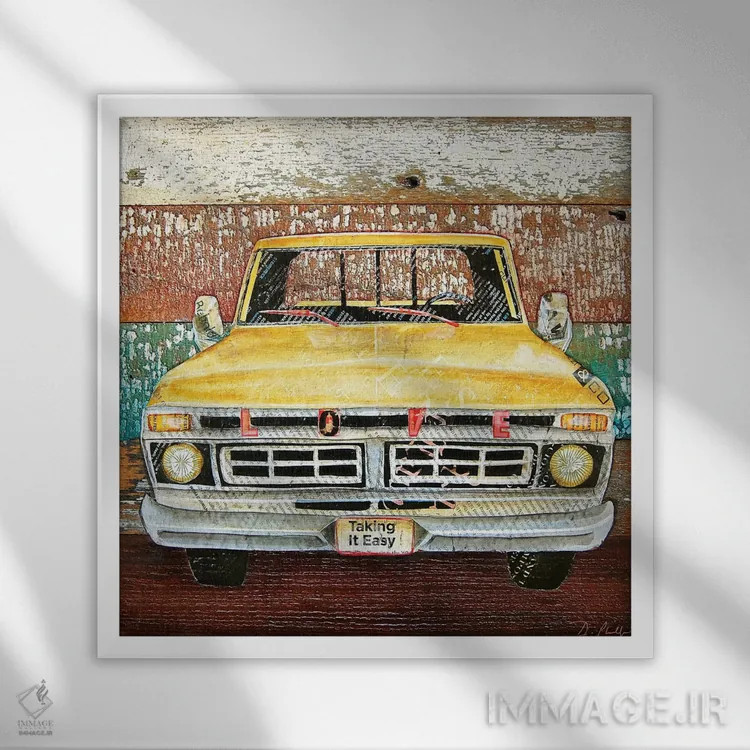 تابلو محبت سختگیرانه اثر دنی فیلیپس - نمای قابدار سفید