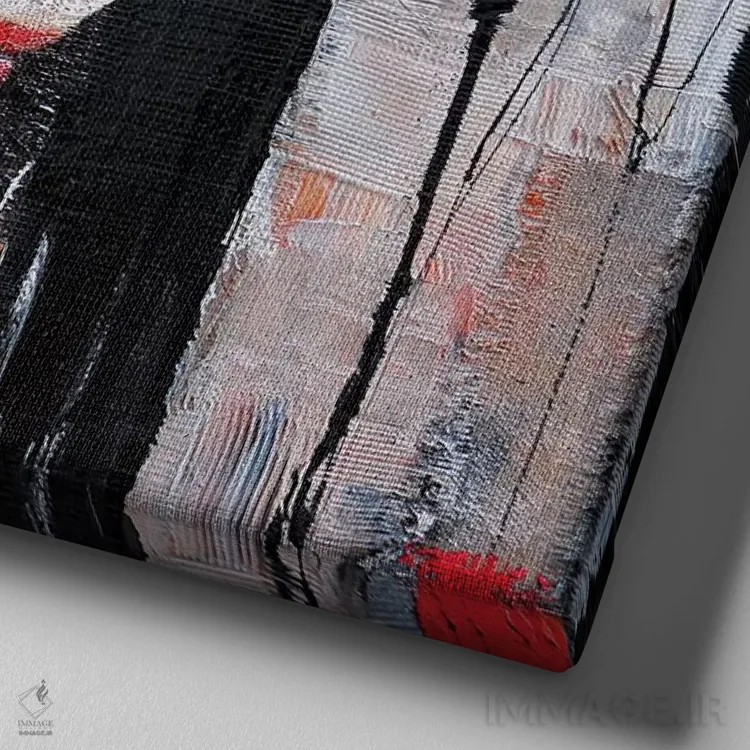 تابلو گمشده ۲ اثر دوناتلا مارائونی - نمای نزدیک بافت بوم