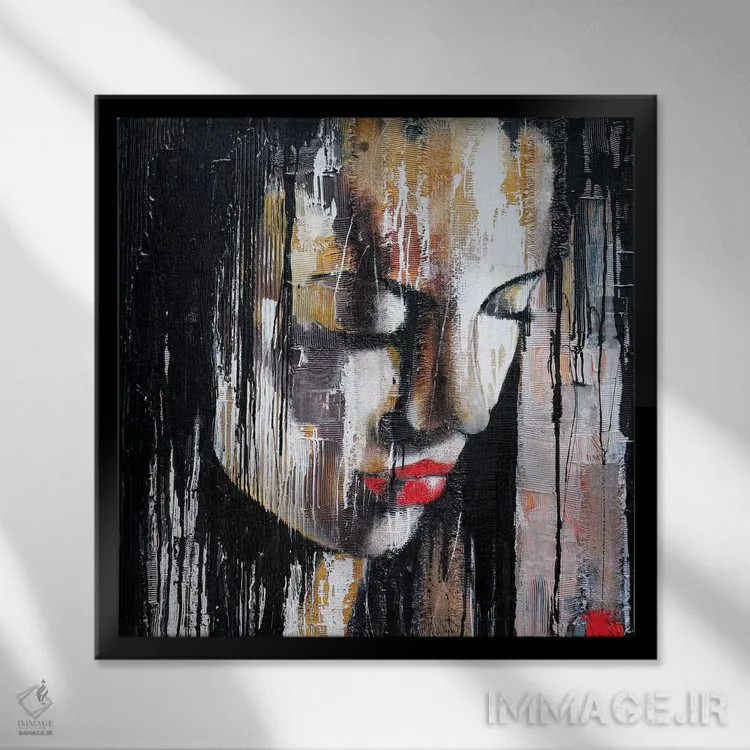 تابلو گمشده ۲ اثر دوناتلا مارائونی - نمای قابدار مشکی