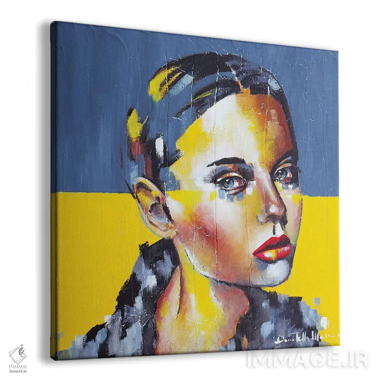 تابلو پرتره ۱۴ اثر دوناتلا مارائونی - نمای پرسپکتیو محصول