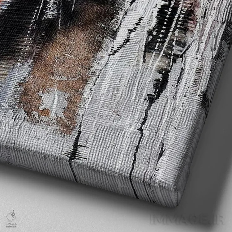 تابلو درد ۸ اثر دوناتلا مارائونی - نمای نزدیک بافت بوم