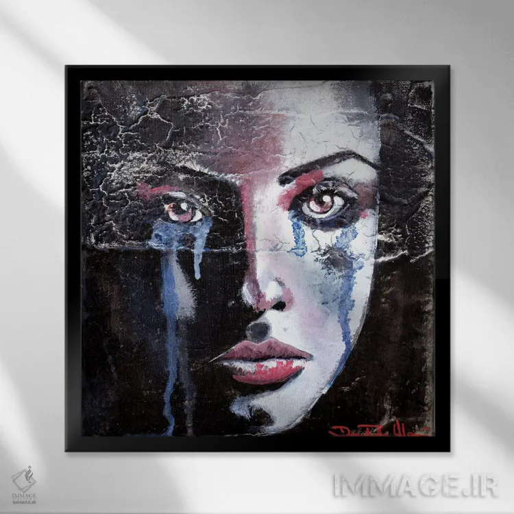 تابلو حدس بزن اثر دوناتلا مارائونی - نمای قابدار مشکی