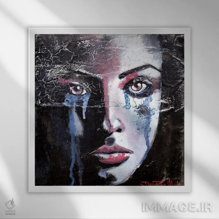 تابلو حدس بزن اثر دوناتلا مارائونی - نمای قابدار سفید