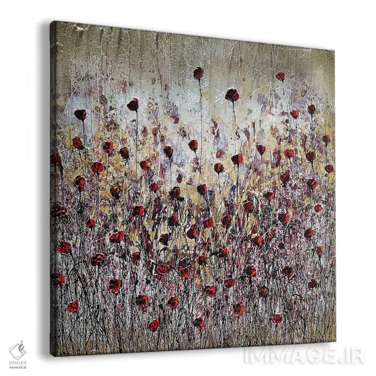 تابلو شقایقهای ارزشمند اثر دوناتلا مارائونی - نمای پرسپکتیو محصول