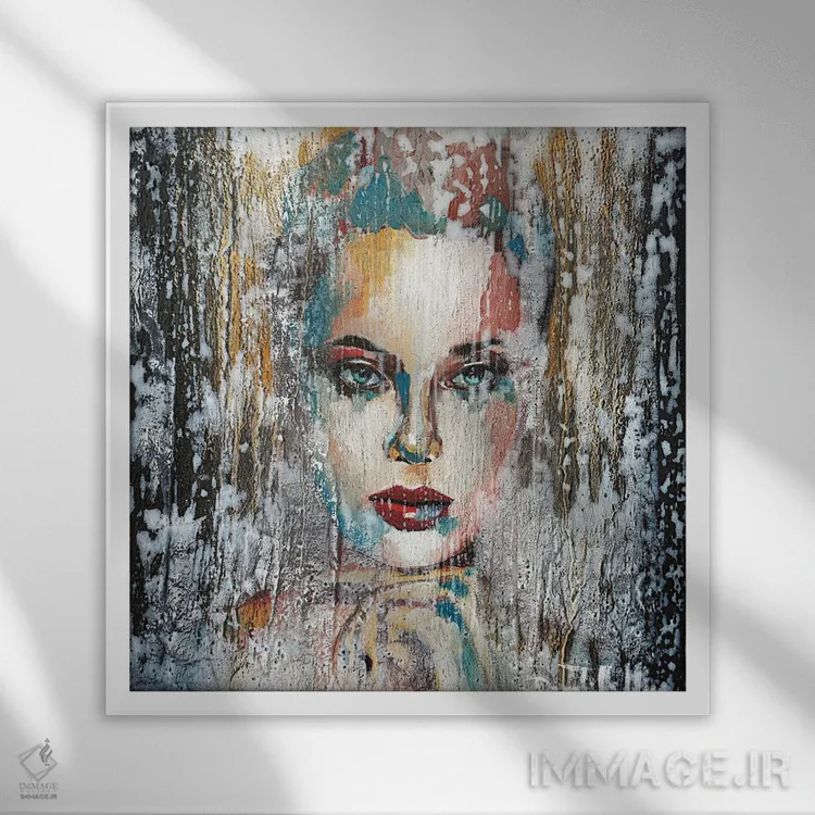 تابلو احساس سردرگمی دارم اثر دوناتلا مارائونی - نمای قابدار سفید