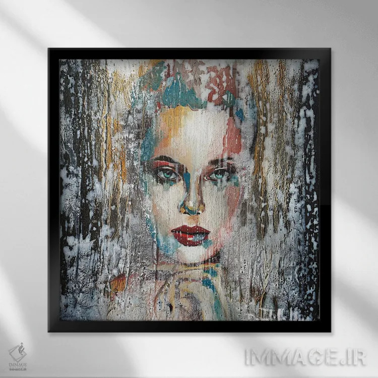 تابلو احساس سردرگمی دارم اثر دوناتلا مارائونی - نمای قابدار مشکی