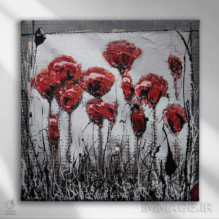 تابلو در قلب من اثر دوناتلا مارائونی - نمای روبهرو روی دیوار