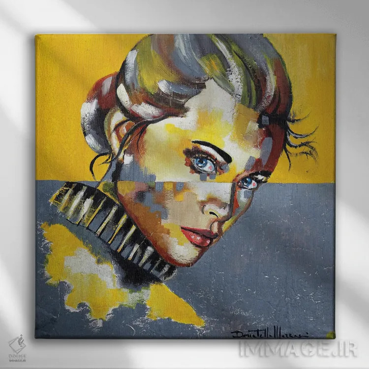 تابلو هر نفسی که میکشی اثر دوناتلا مارائونی - نمای روبهرو روی دیوار