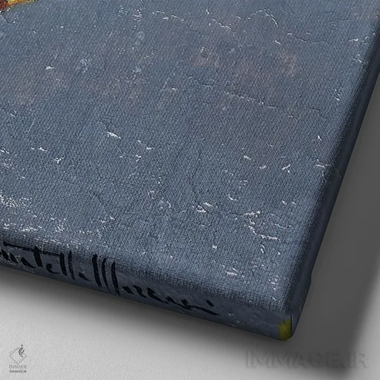 تابلو هر نفسی که میکشی اثر دوناتلا مارائونی - نمای نزدیک بافت بوم