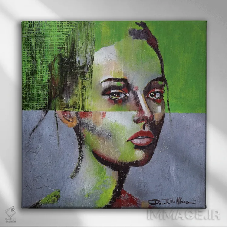 تابلو امید به آینده اثر دوناتلا مارائونی - نمای روبهرو روی دیوار