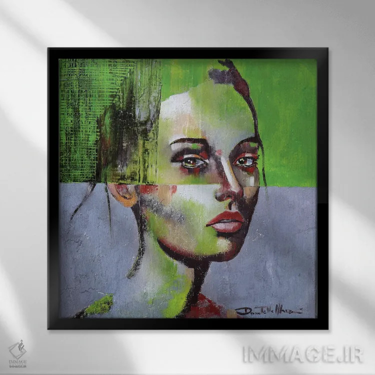 تابلو امید به آینده اثر دوناتلا مارائونی - نمای قابدار مشکی