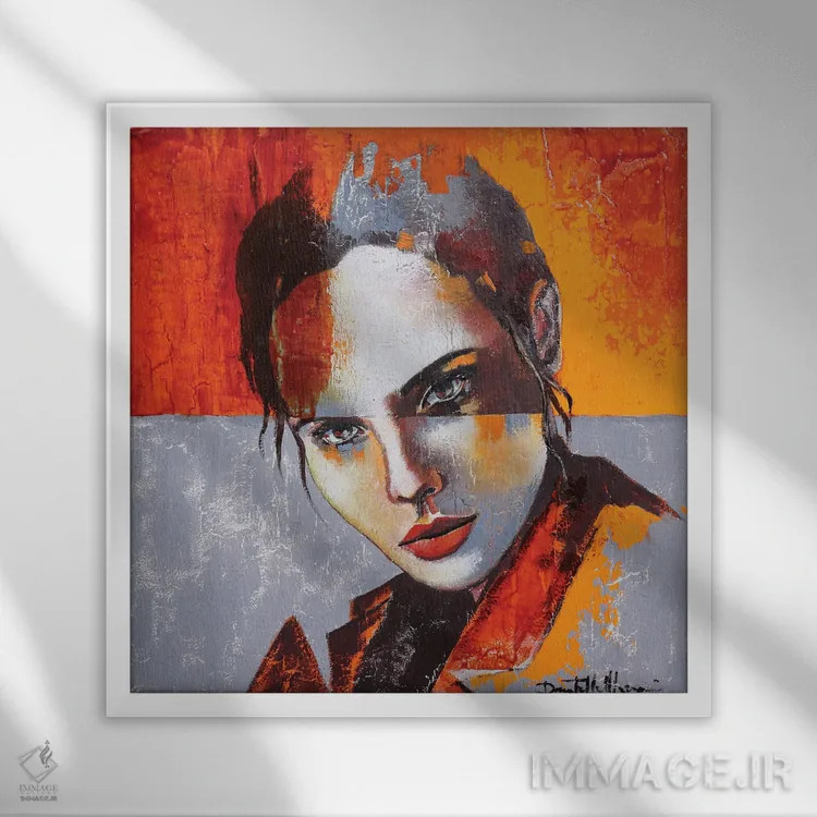 تابلو بیا عزیزم، شعلهورم کن اثر دوناتلا مارائونی - نمای قابدار سفید