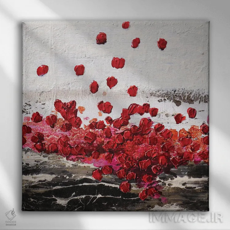 تابلو عاشق تو هستم اثر دوناتلا مارائونی - نمای روبهرو روی دیوار