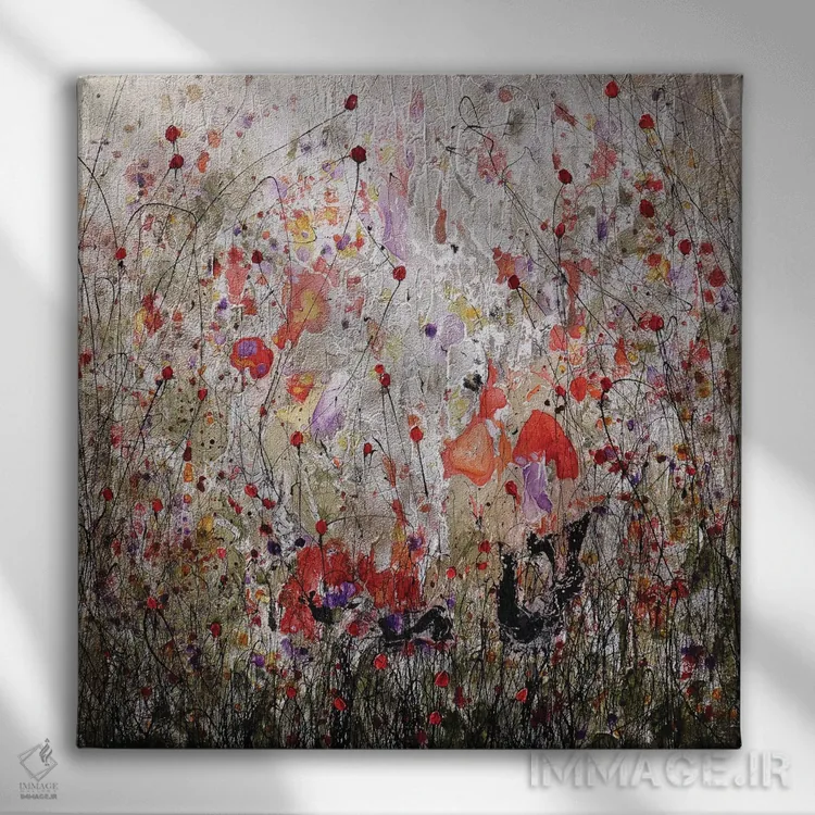 تابلو این همان احساسی است که دارم اثر دوناتلا مارائونی - نمای روبهرو روی دیوار