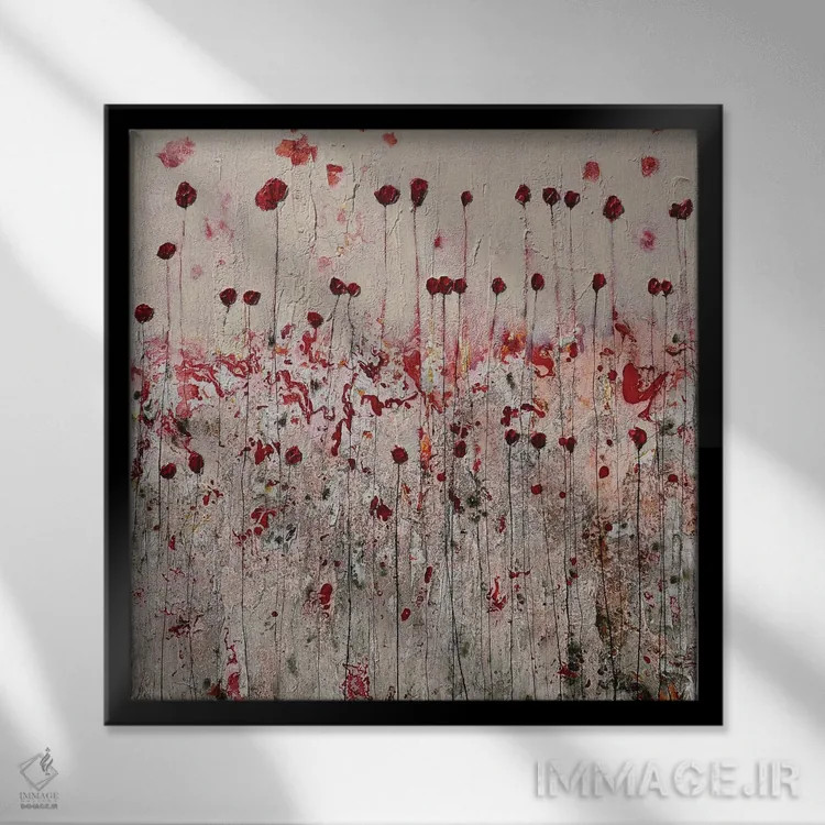 تابلو کشمیری رمانتیک اثر دوناتلا مارائونی - نمای قابدار مشکی