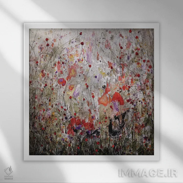تابلو این همان احساسی است که دارم اثر دوناتلا مارائونی - نمای قابدار سفید