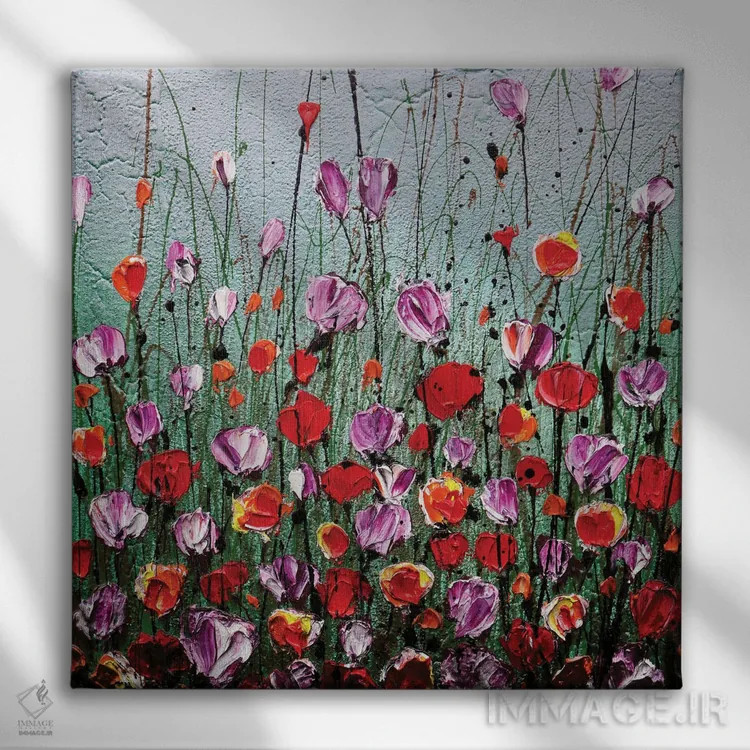 تابلو بهار ۲ اثر دوناتلا مارائونی - نمای روبهرو روی دیوار