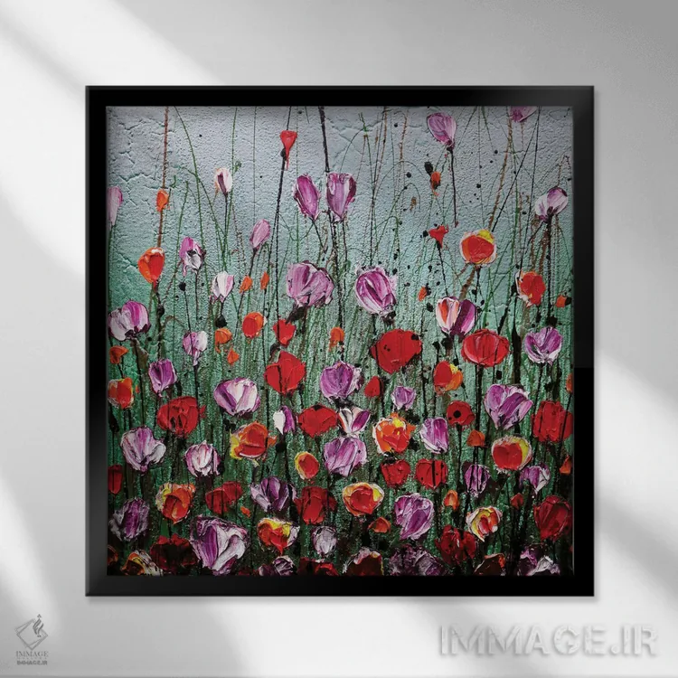 تابلو بهار ۲ اثر دوناتلا مارائونی - نمای قابدار مشکی