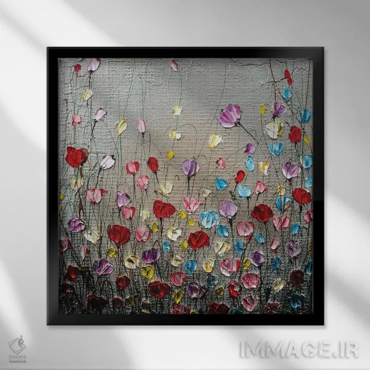 تابلو بهار ۳ اثر دوناتلا مارائونی - نمای قابدار مشکی