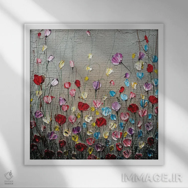 تابلو بهار ۳ اثر دوناتلا مارائونی - نمای قابدار سفید