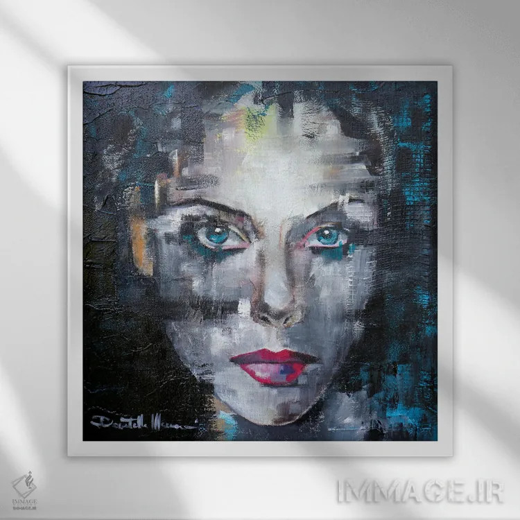 تابلو فکر نمیکنم بد باشد ۲ اثر دوناتلا مارائونی - نمای قابدار سفید