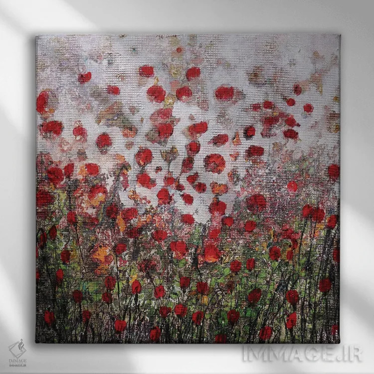 تابلو دیوانگی تابستان اثر دوناتلا مارائونی - نمای روبهرو روی دیوار