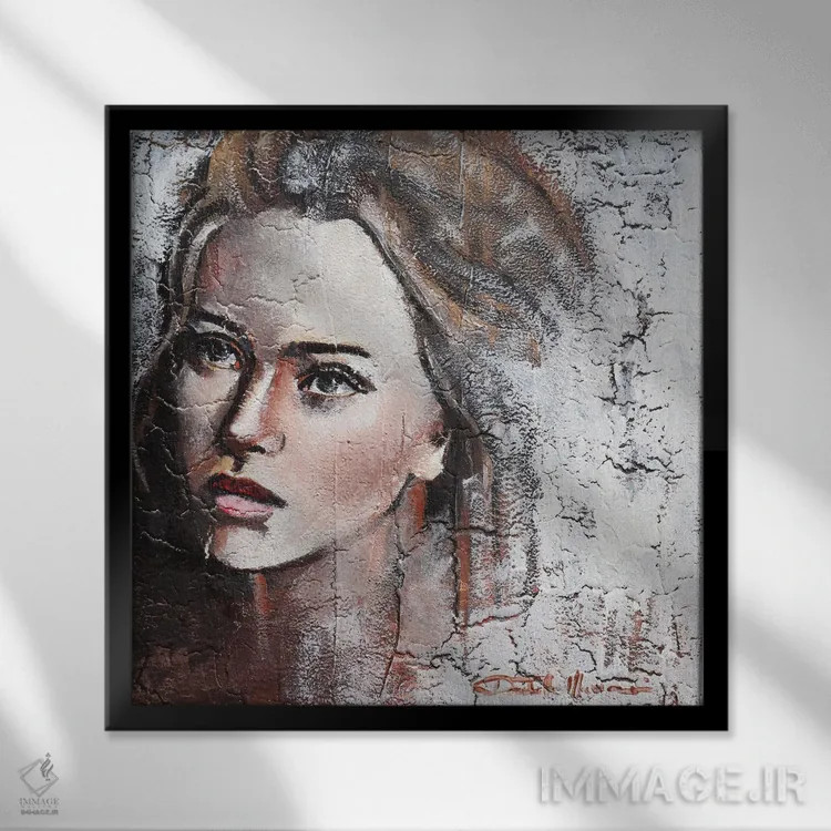 تابلو اعتراف کن اثر دوناتلا مارائونی - نمای قابدار مشکی