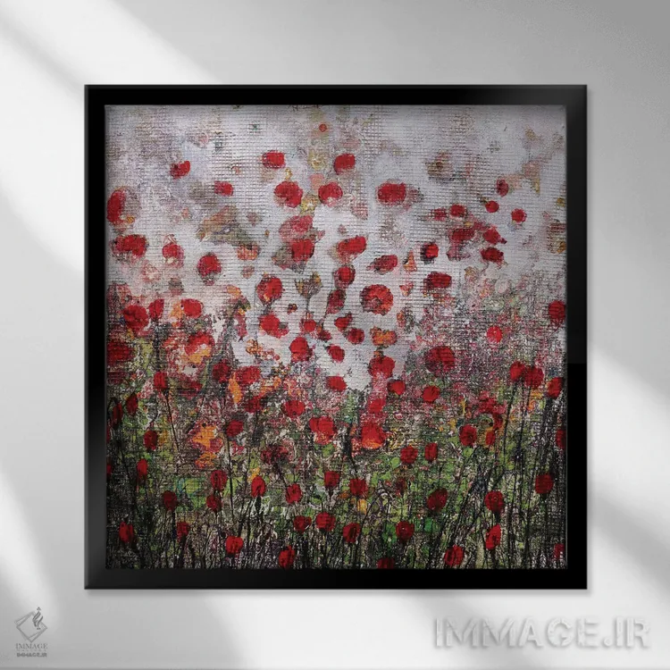 تابلو دیوانگی تابستان اثر دوناتلا مارائونی - نمای قابدار مشکی