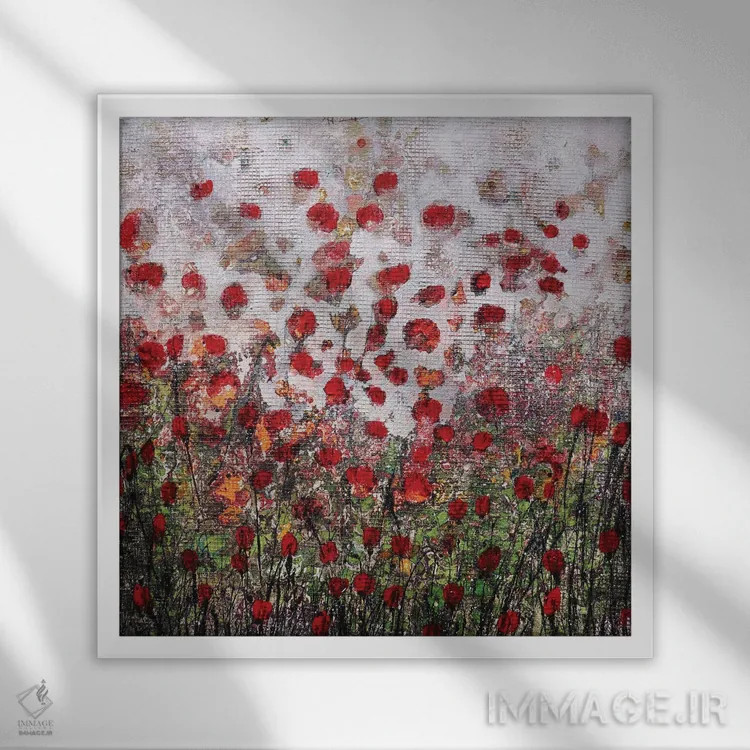 تابلو دیوانگی تابستان اثر دوناتلا مارائونی - نمای قابدار سفید