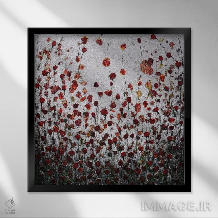 تابلو چیزی شبیه به این ۲ اثر دوناتلا مارائونی - نمای قابدار مشکی