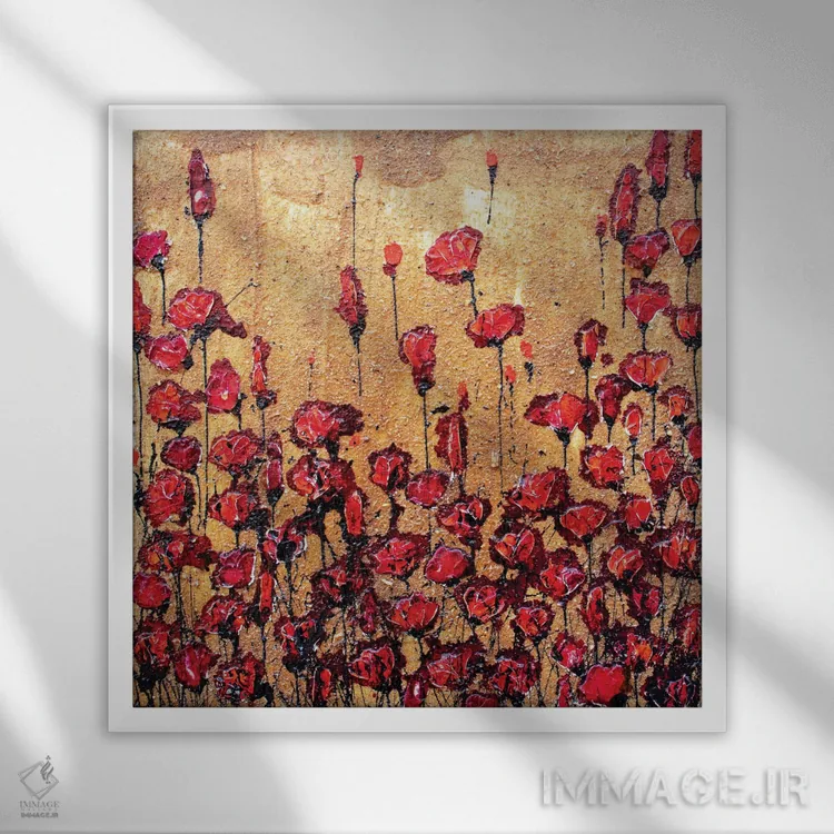 تابلو تابستانی دلپذیر اثر دوناتلا مارائونی - نمای قابدار سفید