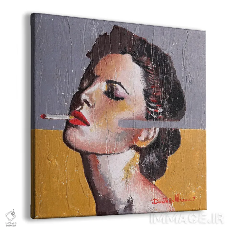 تابلو تنها دود میکشم اثر دوناتلا مارائونی - نمای پرسپکتیو محصول