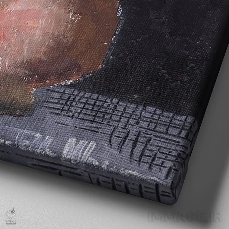 تابلو خاطرات پنج اثر دوناتلا مارائونی - نمای نزدیک بافت بوم