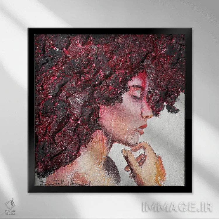 تابلو به من اعتماد کن ۲ اثر دوناتلا مارائونی - نمای قابدار مشکی